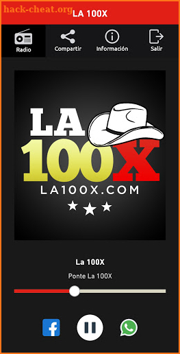La 100X Radio screenshot