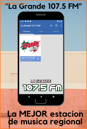 La Grande 107.5 Radio Dallas screenshot