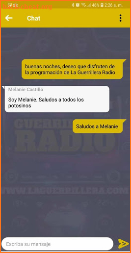 La Guerrillera Radio screenshot
