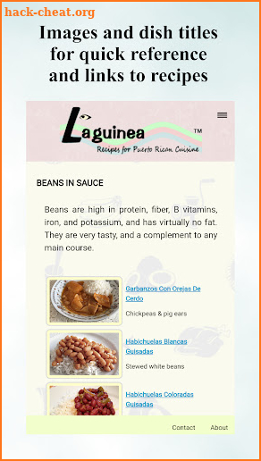 La Guinea Puerto Rican Recipes screenshot