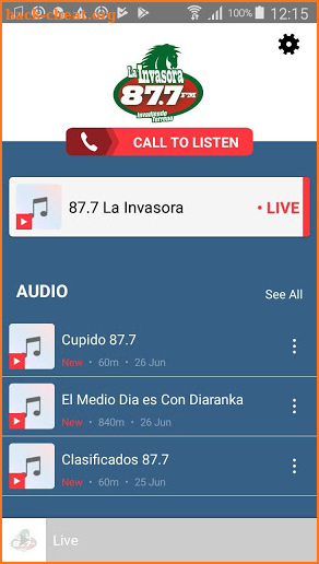 La Invasora 87.7 FM screenshot