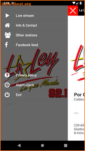 La Ley WAFZ 92.1 FM screenshot
