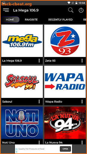 La Mega 106.9 Puerto Rico Radio La Mega Fm 106.9 screenshot