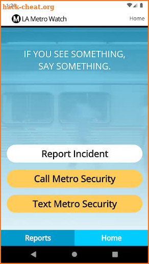 LA Metro Transit Watch screenshot