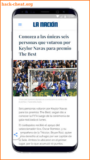 La Nación Costa Rica screenshot