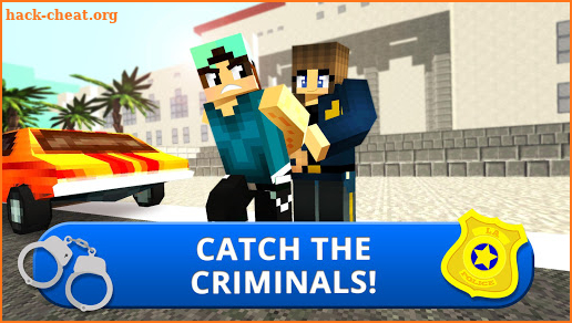 LA Police Craft: Block Cop & Robbers Action Games screenshot