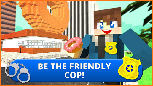 LA Police Craft: Block Cop & Robbers Action Games screenshot