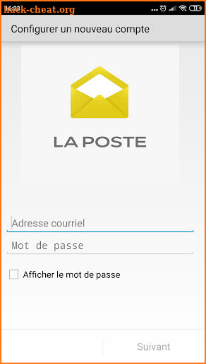 La Poste Mail screenshot