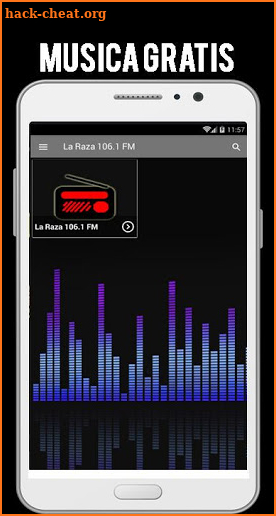 La Raza 106.1 Charlotte La Raza 106.1 FM screenshot