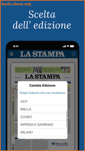 La Stampa screenshot