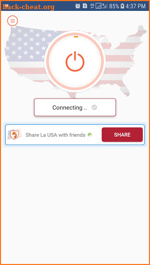 LA USA : فیلتر شکن قوی و پرسرعت : Fast & Free VPN screenshot