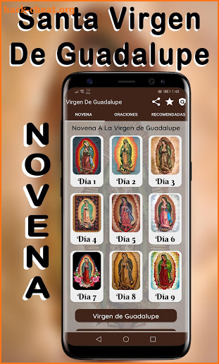La Virgen De Guadalupe Oraciones, Novena y Rosario screenshot