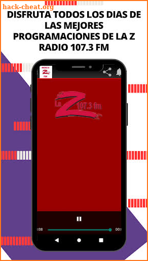 La Z 107.3 FM Mex screenshot