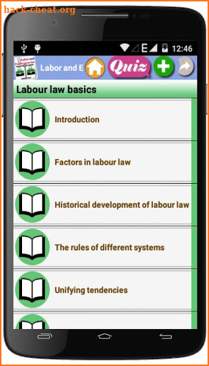 Labor and Employment law Courses screenshot
