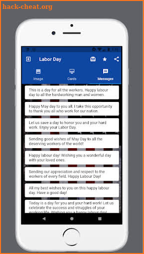 Labor Day Greetings screenshot