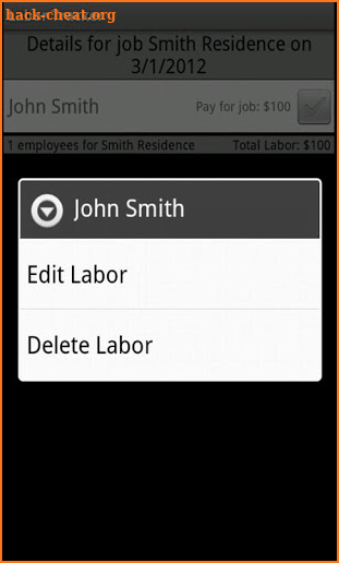 Labor Tracker screenshot
