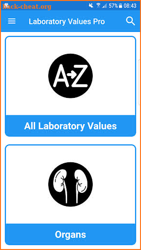Laboratory Lab values Pro 5 screenshot