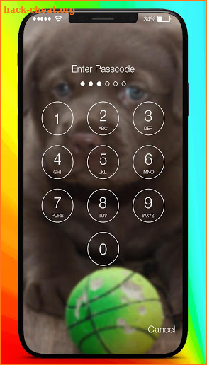 Labrador  Retriever Puppies HD Pattern Lock Screen screenshot