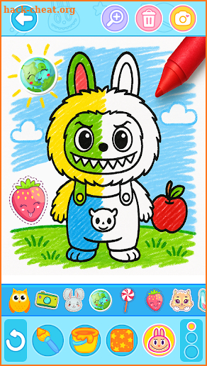 Labubu Coloring Games for Kids screenshot