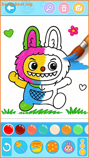 Labubu Coloring Games for Kids screenshot