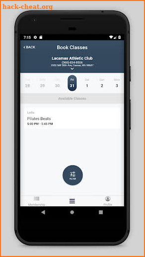 Lacamas Athletic Club screenshot