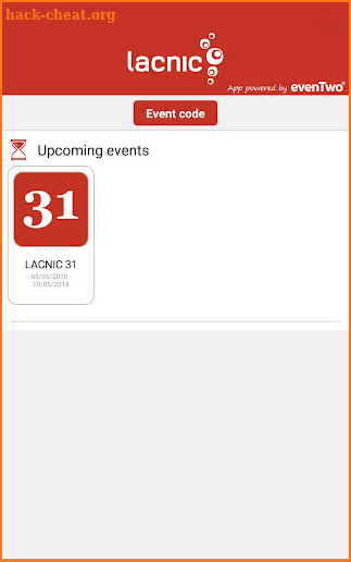 LACNIC Events screenshot