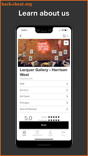Lacquer Gallery screenshot