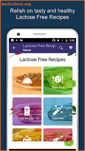 Lactose Free Food Recipes : Dairy Free Products screenshot