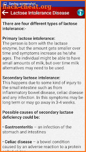 Lactose Intolerance Diet Tips screenshot
