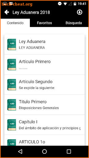 LAD 2019 - Ley Aduanera screenshot
