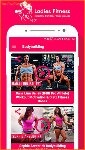 Ladies Fitness: Home Gym and Lifetime Workout screenshot