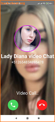 Lady Diana call ☎️ Lady Diana Video Call and Chat screenshot