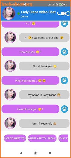 Lady Diana call ☎️ Lady Diana Video Call and Chat screenshot