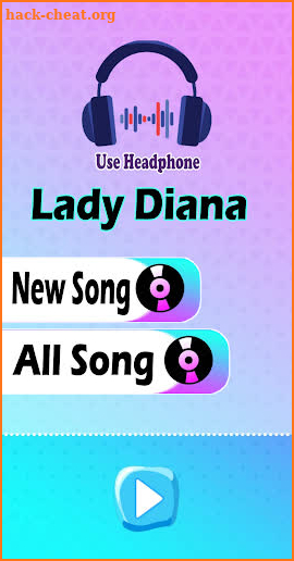 Lady Diana Piano Tiles Game screenshot