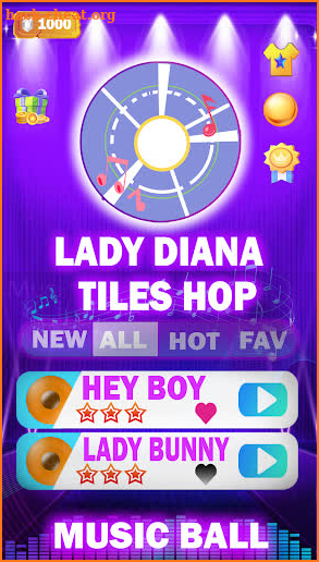 Lady Diana Tiles Hop screenshot