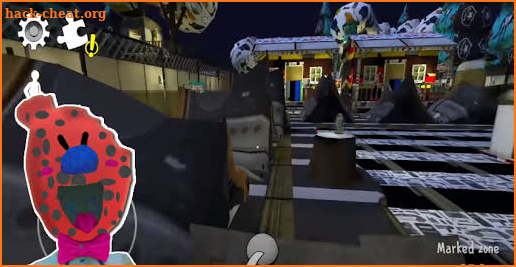 lady granny horror Game 3D MOD cat screenshot