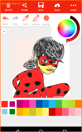 Ladybug & Cat Noir Coloring Book screenshot