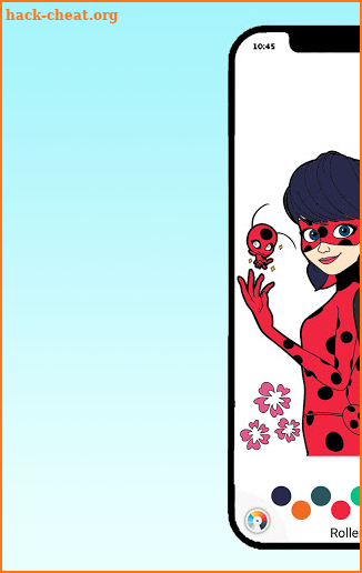 Ladybug Noir Coloring Book screenshot