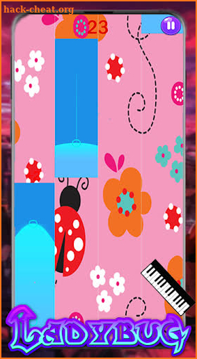 Ladybug Noir Piano Tiles 2020 screenshot