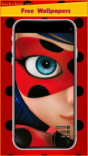 Ladybug Noir Wallpaper Free 🐞 screenshot