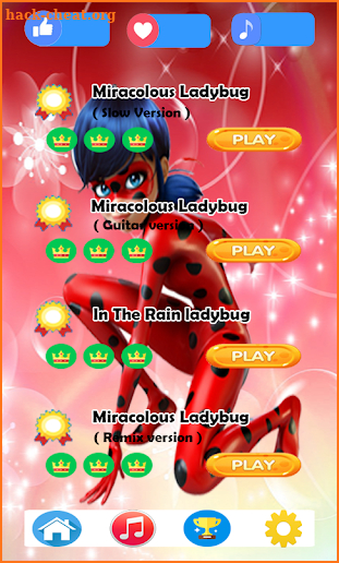 Ladybug Tiles Piano Game screenshot