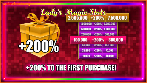 Lady's Magic Slots screenshot