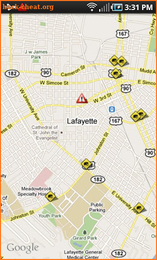 Lafayette Traffic screenshot