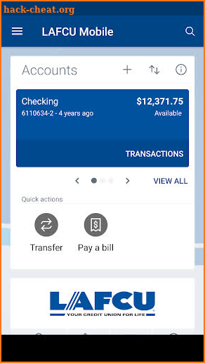 LAFCU Mobile screenshot