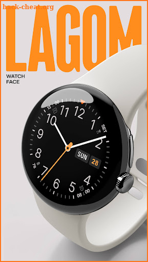 Lagom Watch Face screenshot