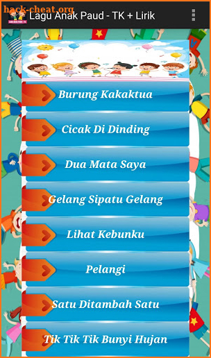 Lagu Anak Paud - TK + Lirik screenshot