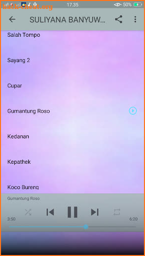 Lagu Suliana Banyuwangi Offline screenshot