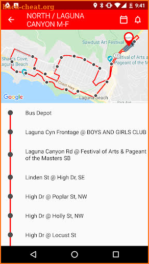 Laguna Beach Trolley App screenshot