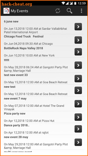 Lakayiti Events screenshot