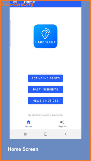 Lake Alert screenshot